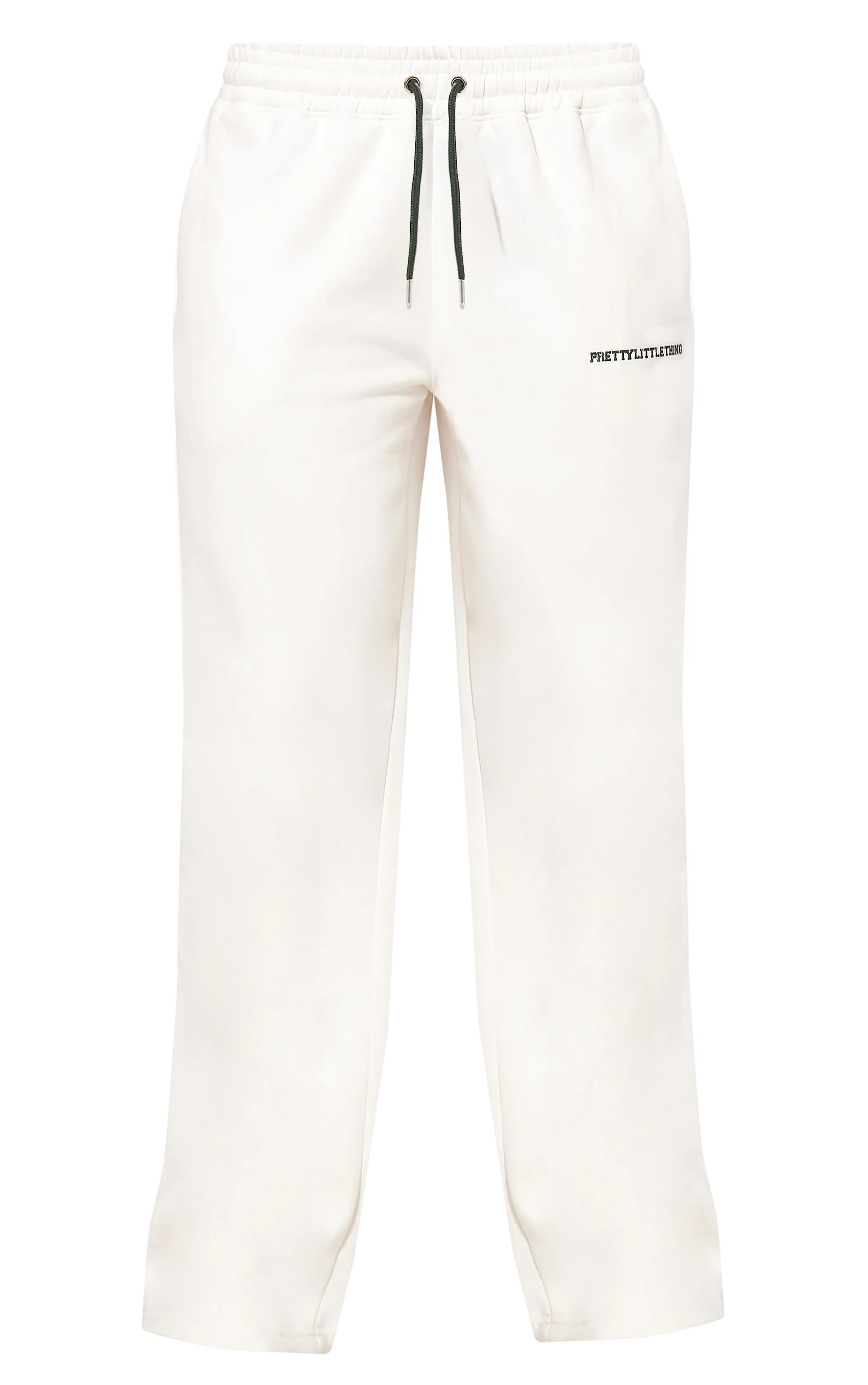 PRETTYLITTLETHING Cream Contrast Print Wide Leg Joggers sold by Pretty Little Thing product image thumbnail 5