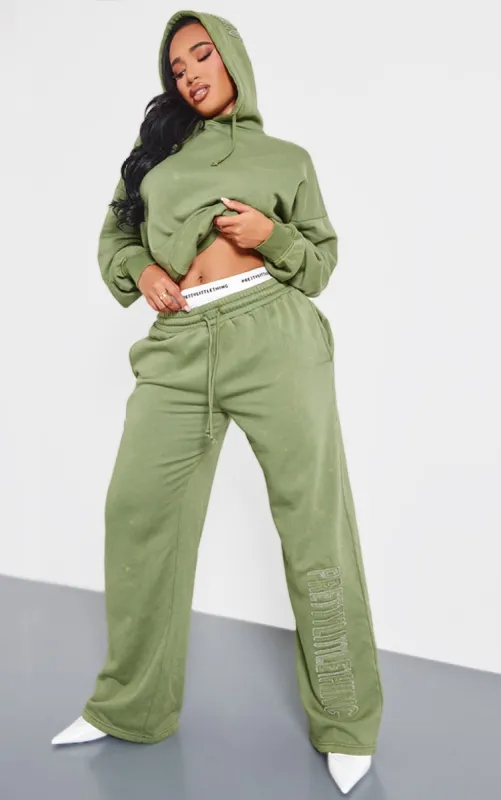 PRETTYLITTLETHING Shape Khaki Joggers sold by Pretty Little Thing