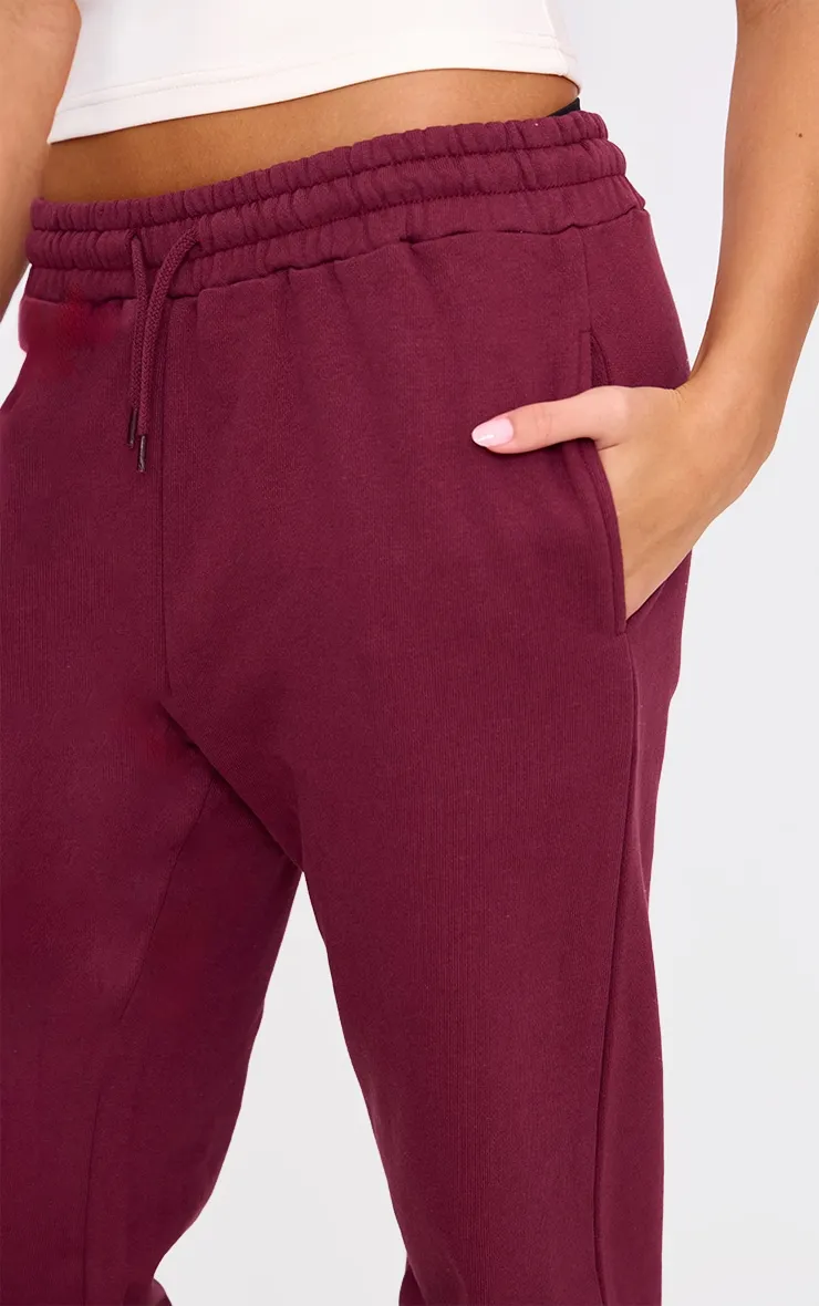 Burgundy Premium Cuffed Joggers sold by Pretty Little Thing product image thumbnail 4