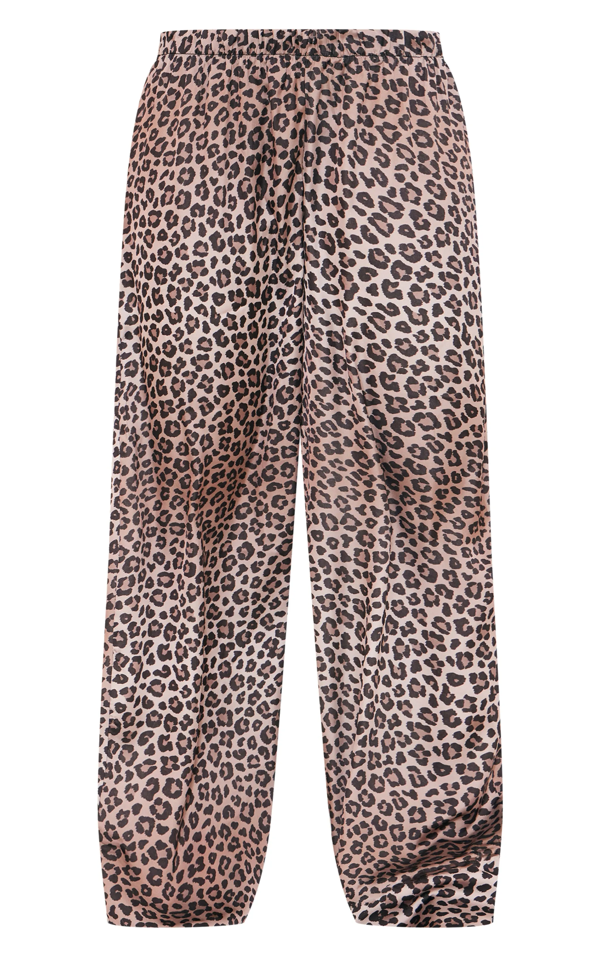 Leopard Printed Satin Wide Leg Trousers sold by Pretty Little Thing product image thumbnail 5