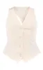 Cream Side Tie Waistcoat sold by Pretty Little Thing