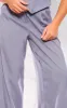 Grey Woven Tailored Pleated Wide Leg Trousers sold by Pretty Little Thing