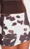 Brown Slinky Basic Cow Print Low Rise Extreme Micro Mini Skirt sold by Pretty Little Thing