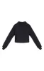 Black Over sized Crop Hoodie sold by Pretty Little Thing