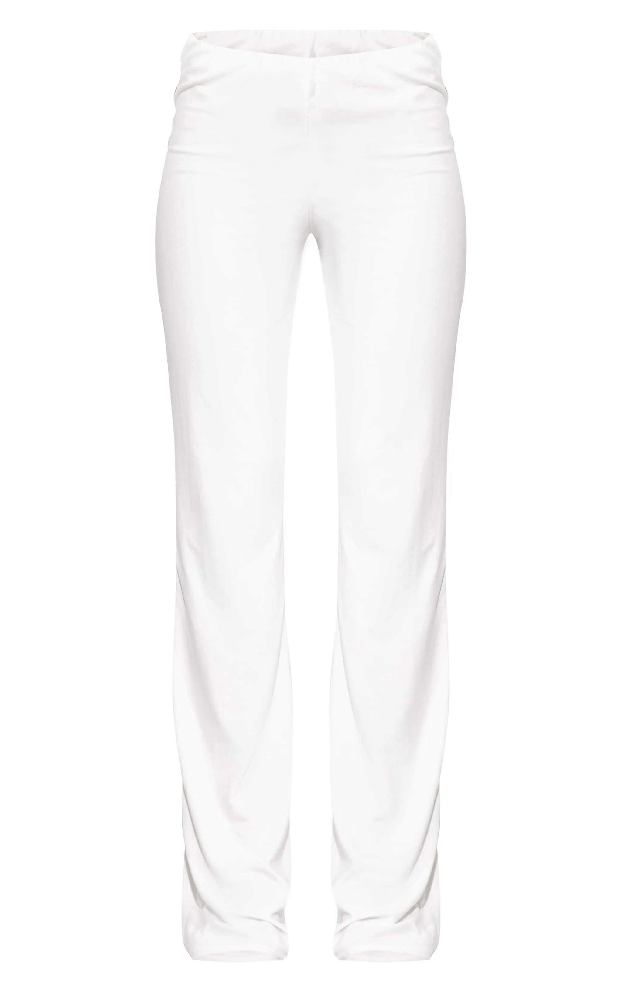 White Soft Touch Flare Trousers sold by Pretty Little Thing product image thumbnail 5