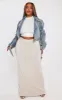 Plus Vintage Mid Wash Cropped Denim Biker Jacket sold by Pretty Little Thing