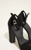 Taya Black Faux Suede Platform Sandals sold by Pretty Little Thing