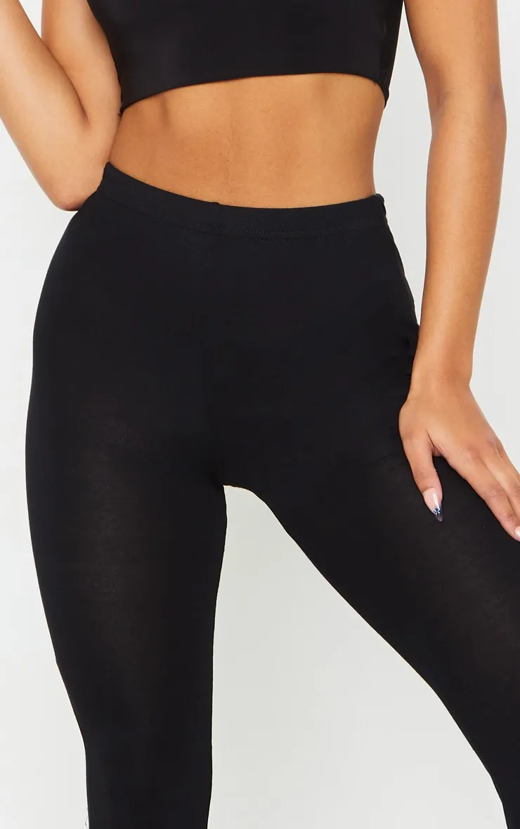 Basic Black Jersey Flared Trousers sold by Pretty Little Thing product image thumbnail 4