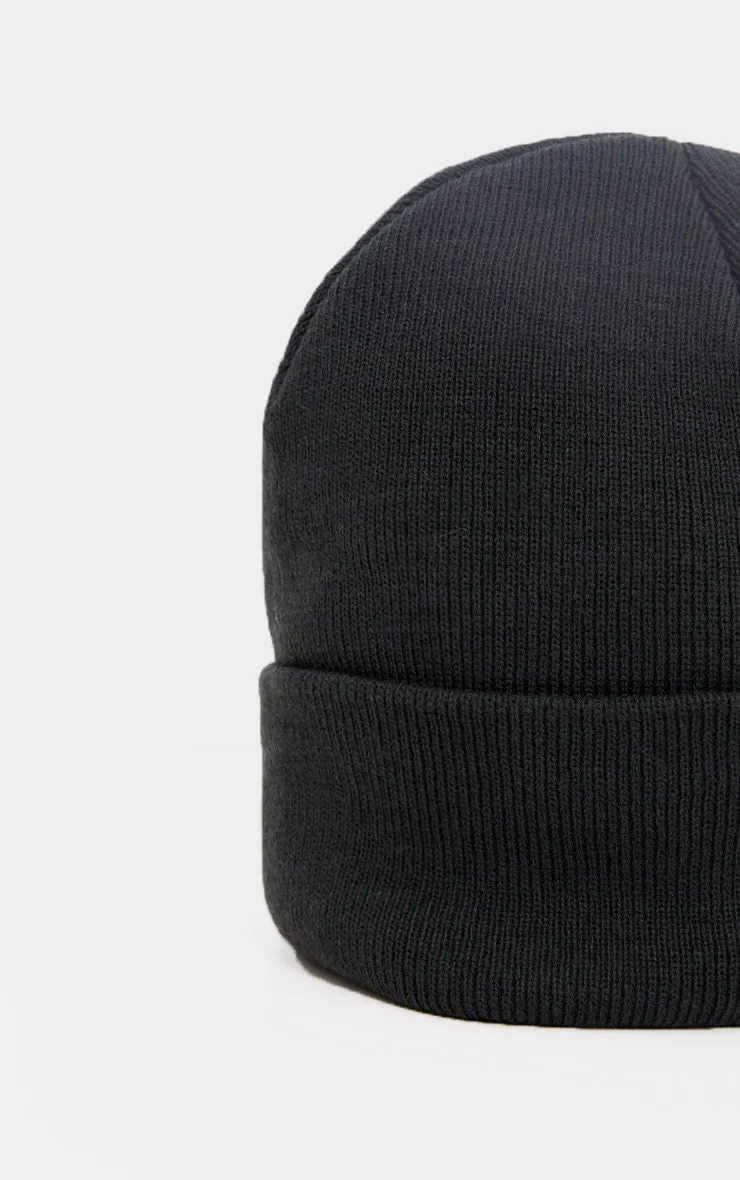 Black Beanie Hat sold by Pretty Little Thing product image thumbnail 3