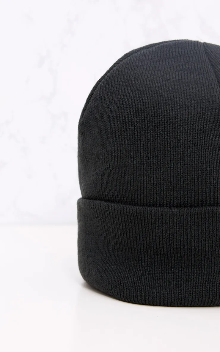 Black Beanie Hat sold by Pretty Little Thing product image thumbnail 4