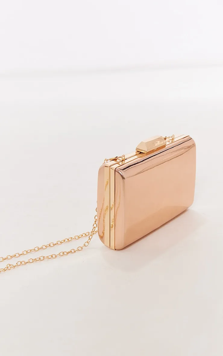 Rose Gold Metallic Clutch sold by Pretty Little Thing product image thumbnail 2