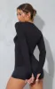 Black Long Sleeve Gym Top sold by Pretty Little Thing