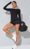 Black Long Sleeve Gym Top sold by Pretty Little Thing