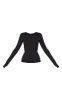 Black Long Sleeve Gym Top sold by Pretty Little Thing