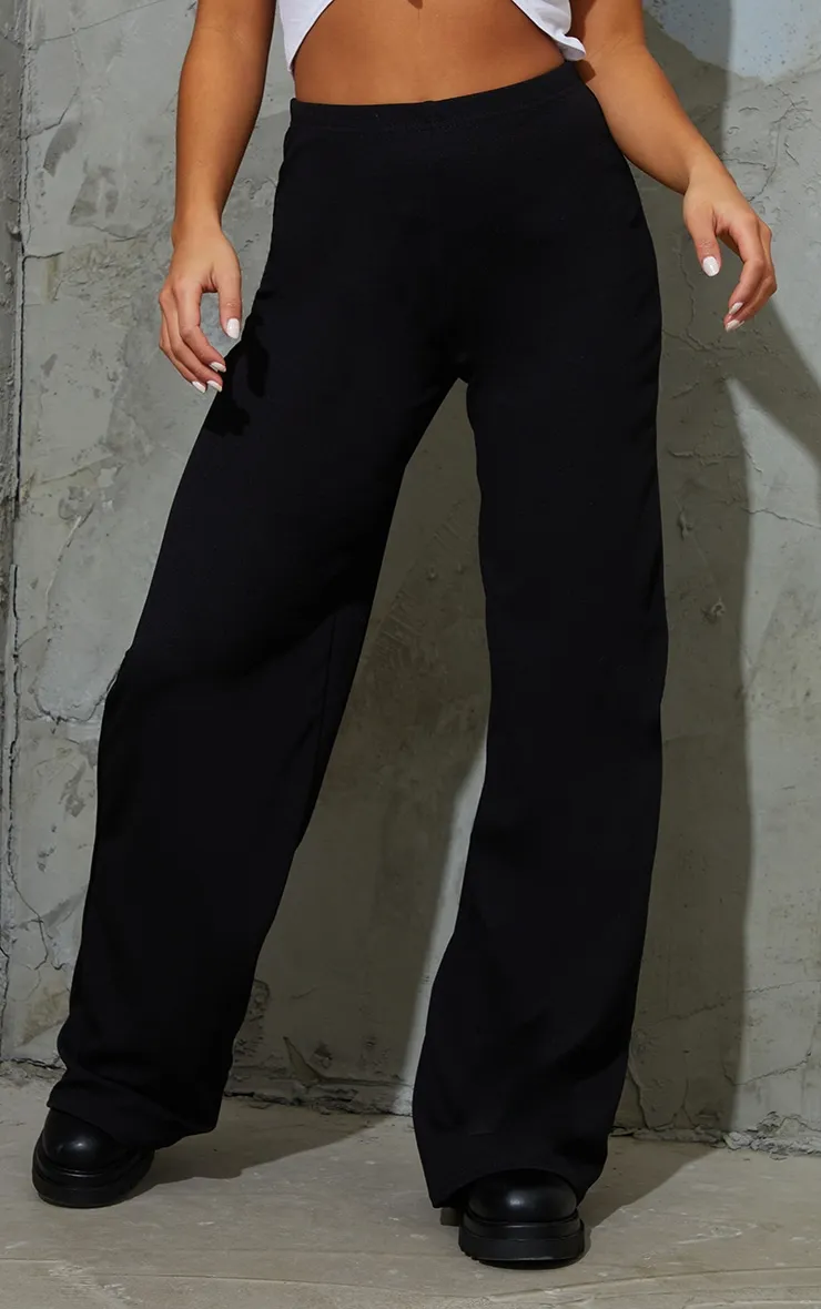 Petite Black Wide Leg Trousers sold by Pretty Little Thing product image thumbnail 2