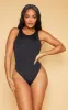 Shape Black Sleeveless Slinky Bodysuit sold by Pretty Little Thing