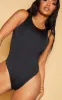 Shape Black Sleeveless Slinky Bodysuit sold by Pretty Little Thing