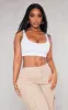 Shape White Slinky Square Neck Crop Top sold by Pretty Little Thing