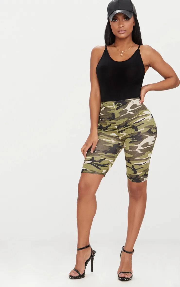 Shape Black Strappy Scoop Back Bodysuit sold by Pretty Little Thing product image thumbnail 5