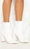 White Faux Snake Ankle Boot sold by Pretty Little Thing
