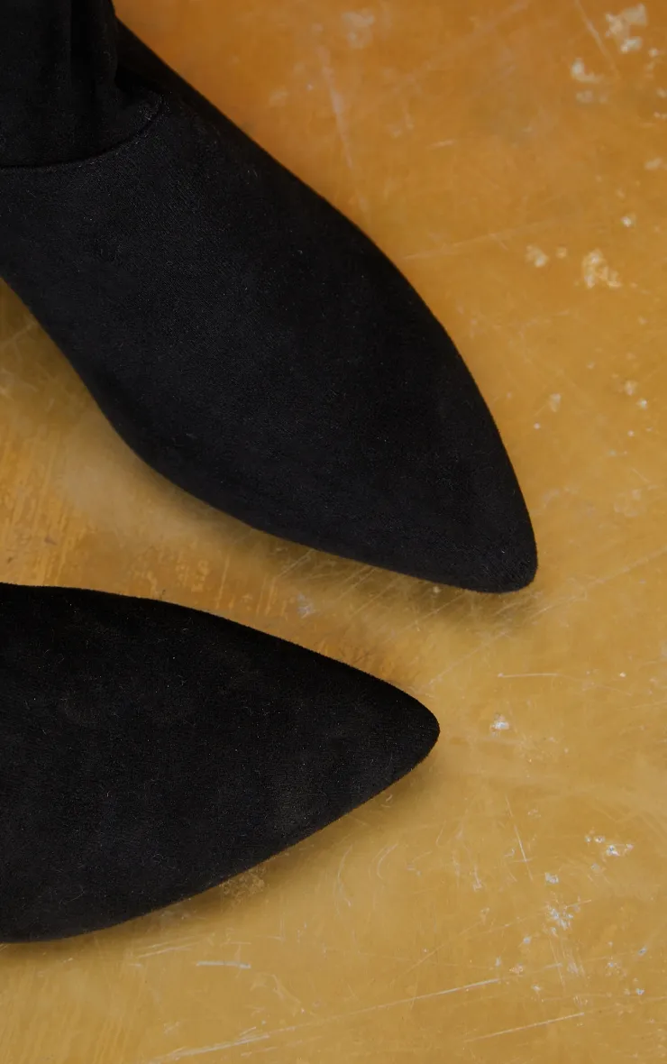 Black Low Block Heel Knee Boot sold by Pretty Little Thing product image thumbnail 3