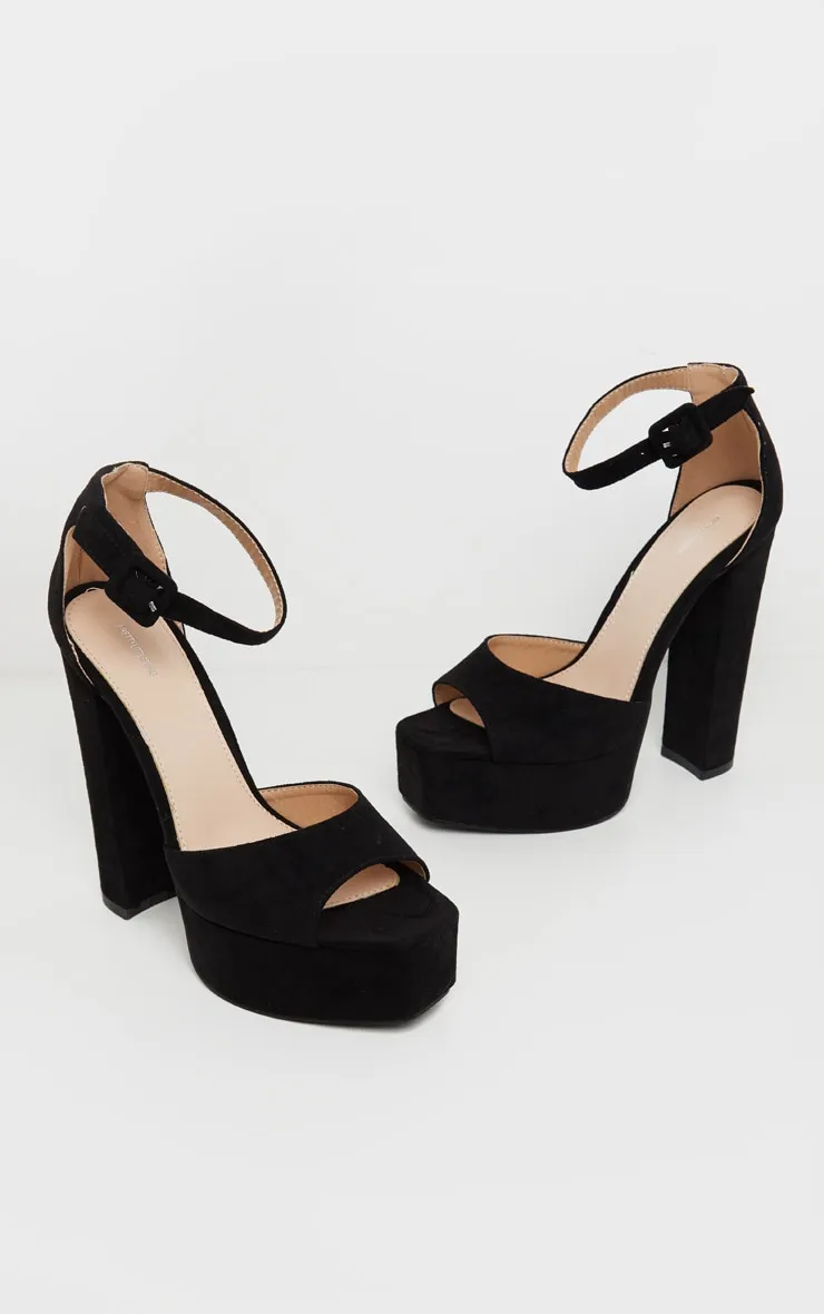 Black Platform High Sandal sold by Pretty Little Thing product image thumbnail 3