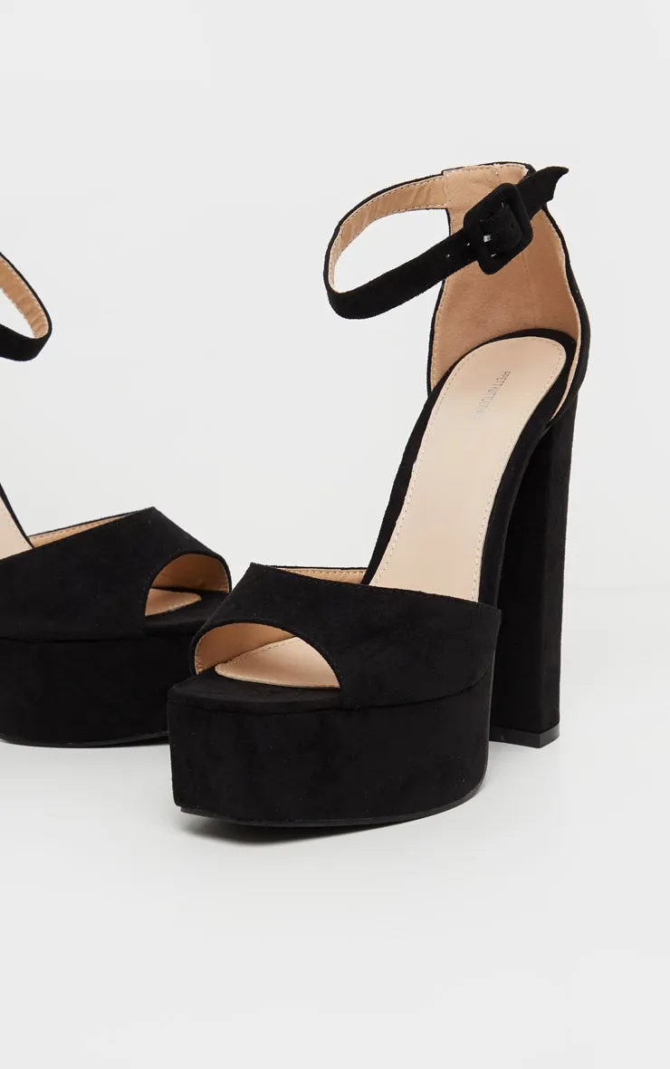 Black Platform High Sandal sold by Pretty Little Thing product image thumbnail 4