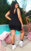 Plus Unitard Black sold by Pretty Little Thing