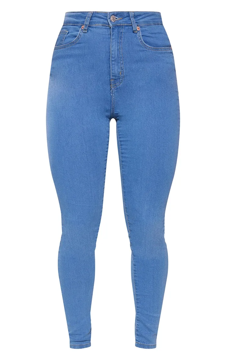 PRETTYLITTLETHING L30 Light Wash 5 Pocket Skinny Jeans sold by Pretty Little Thing product image thumbnail 5