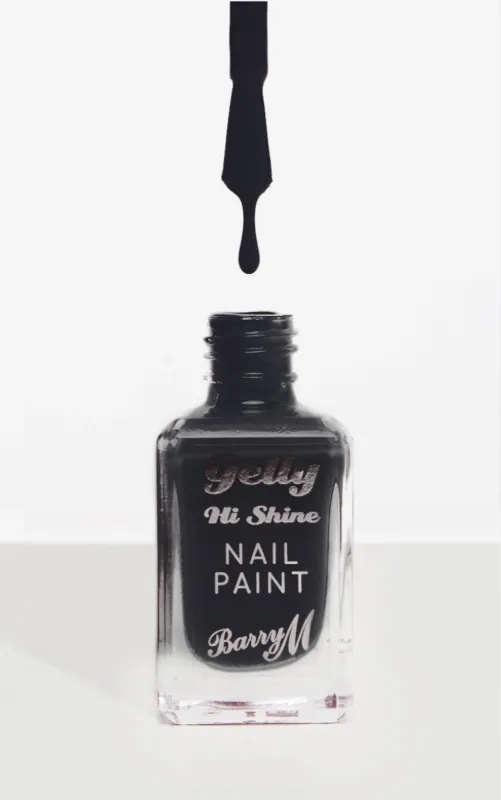 Barry M Cosmetics Gelly Hi Shine Nail Paint Black Forest sold by Pretty Little Thing