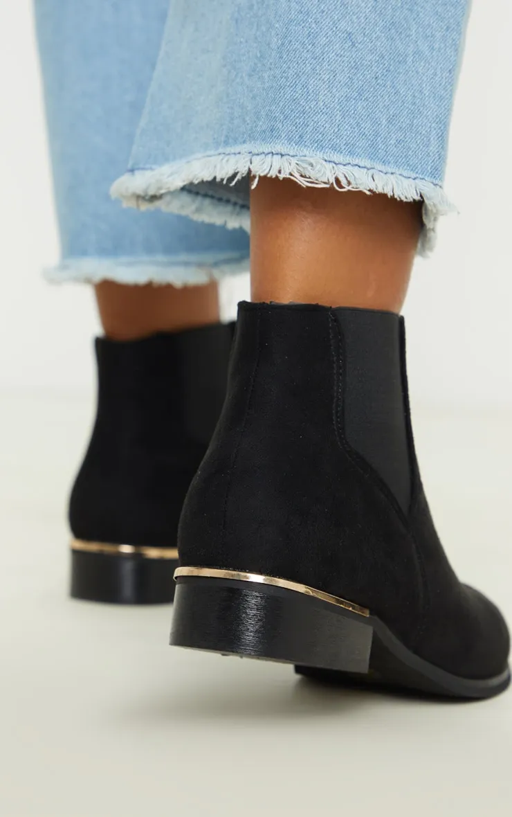 Black Wide Fit Chelsea Boot sold by Pretty Little Thing product image thumbnail 3