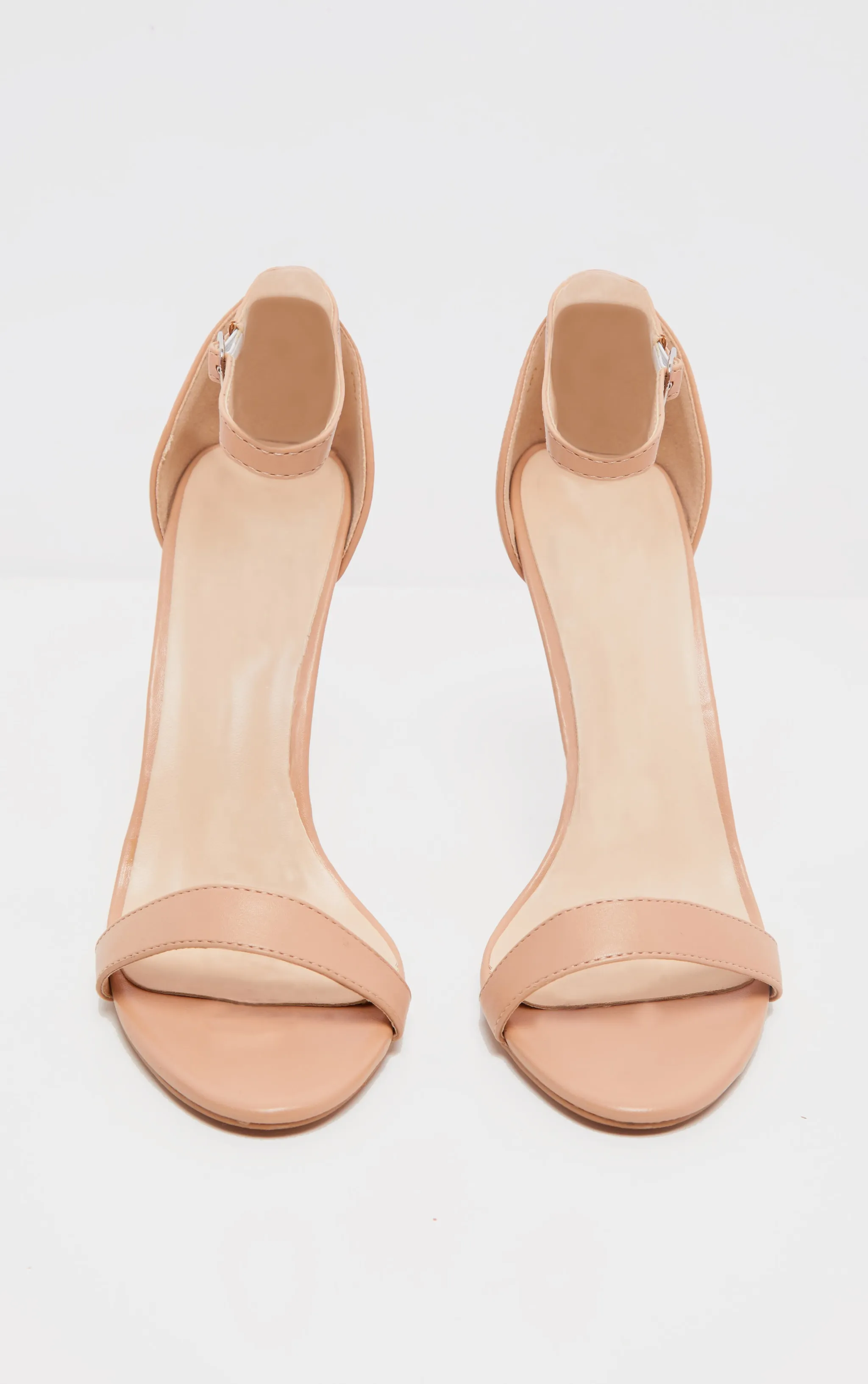 Dark Nude Clover Strap Heeled Sandal sold by Pretty Little Thing product image thumbnail 4
