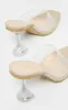 Nude Clear Cake Stand Heel Mule sold by Pretty Little Thing