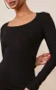Petite Black Long Sleeve Jersey Mini Dress sold by Pretty Little Thing