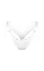 White Frill Edge Ruched Back Bikini Bottoms sold by Pretty Little Thing