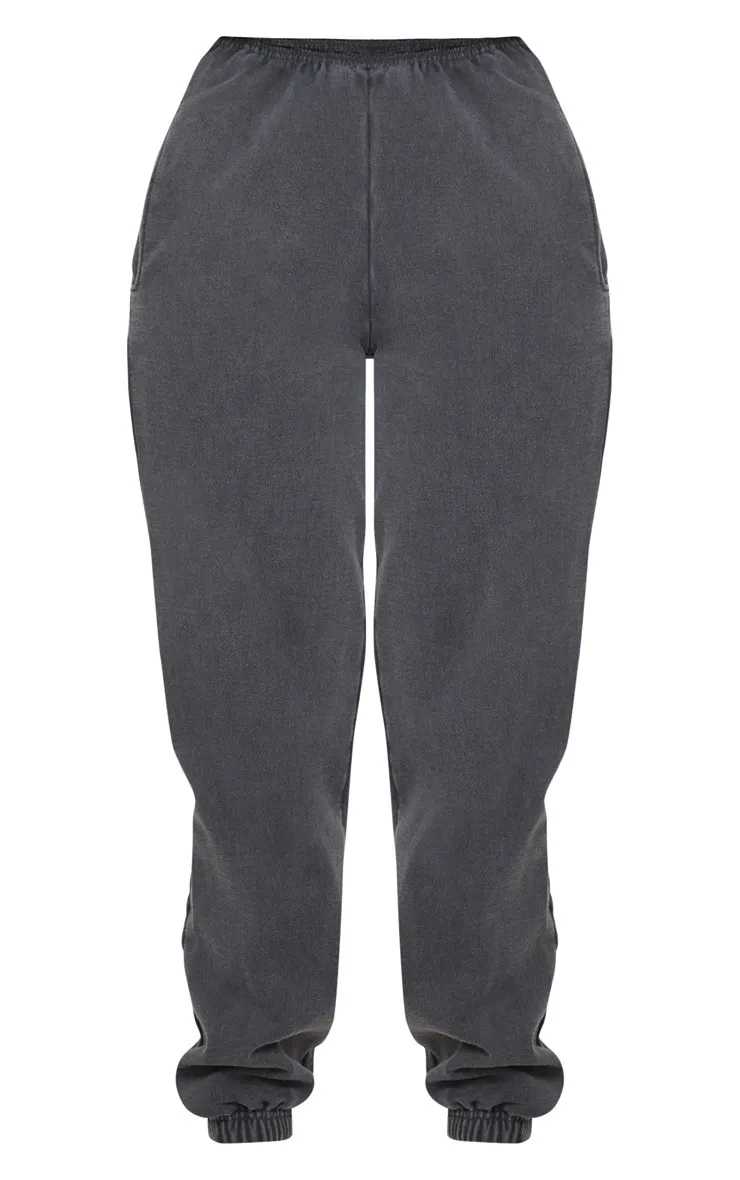 PRETTYLITTLETHING Charcoal Badge Detail Sport Joggers sold by Pretty Little Thing product image thumbnail 3