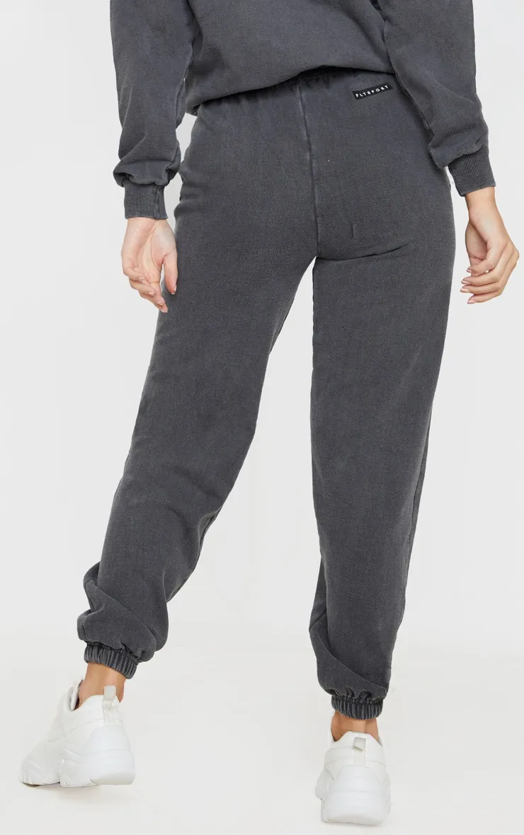 PRETTYLITTLETHING Charcoal Badge Detail Sport Joggers sold by Pretty Little Thing product image thumbnail 4