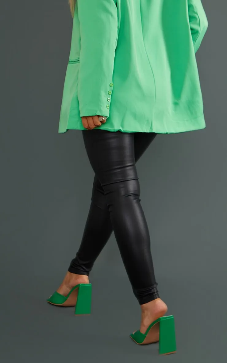 Black 5 Pocket Coated Skinny Jeans sold by Pretty Little Thing product image thumbnail 3