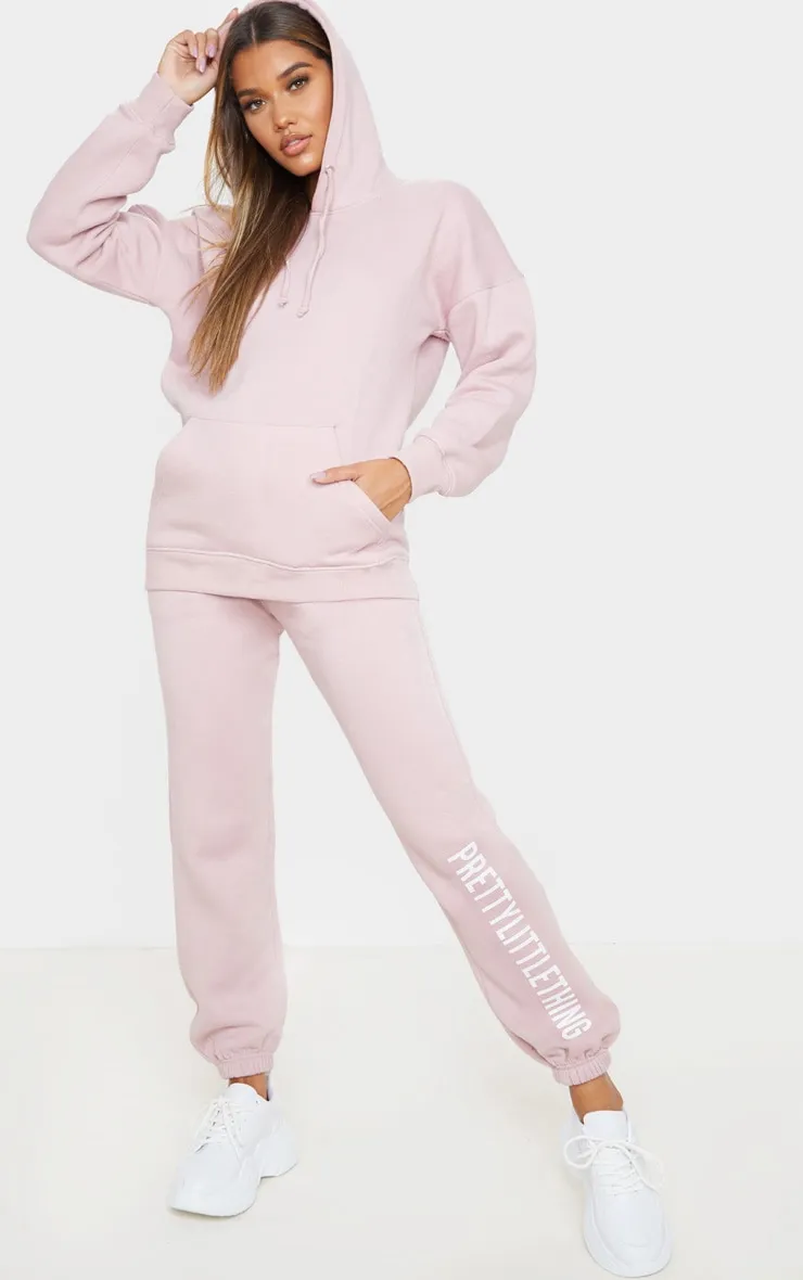 PRETTYLITTLETHING Pale Pink Slogan Joggers sold by Pretty Little Thing