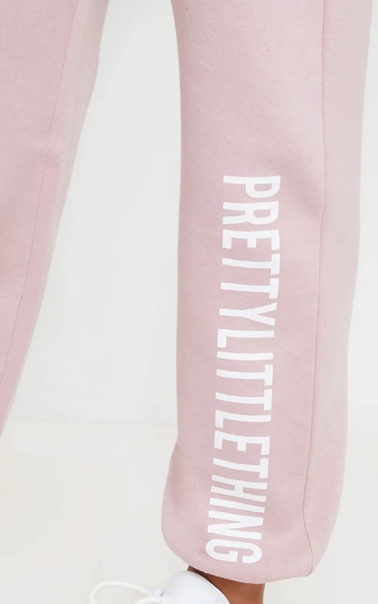 PRETTYLITTLETHING Pale Pink Slogan Joggers sold by Pretty Little Thing product image thumbnail 5