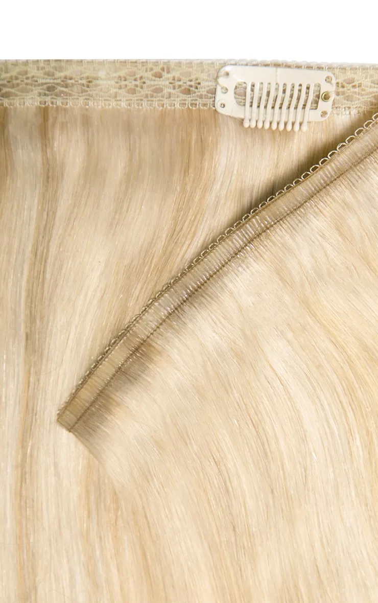 Beauty Works Double Hair Set Weft Clip In 18 Inch Champagne Blonde 50 Grams sold by Pretty Little Thing product image thumbnail 3