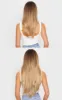 LullaBellz 22" 5 Piece Straight Clip In Hair Extensions Light Blonde sold by Pretty Little Thing