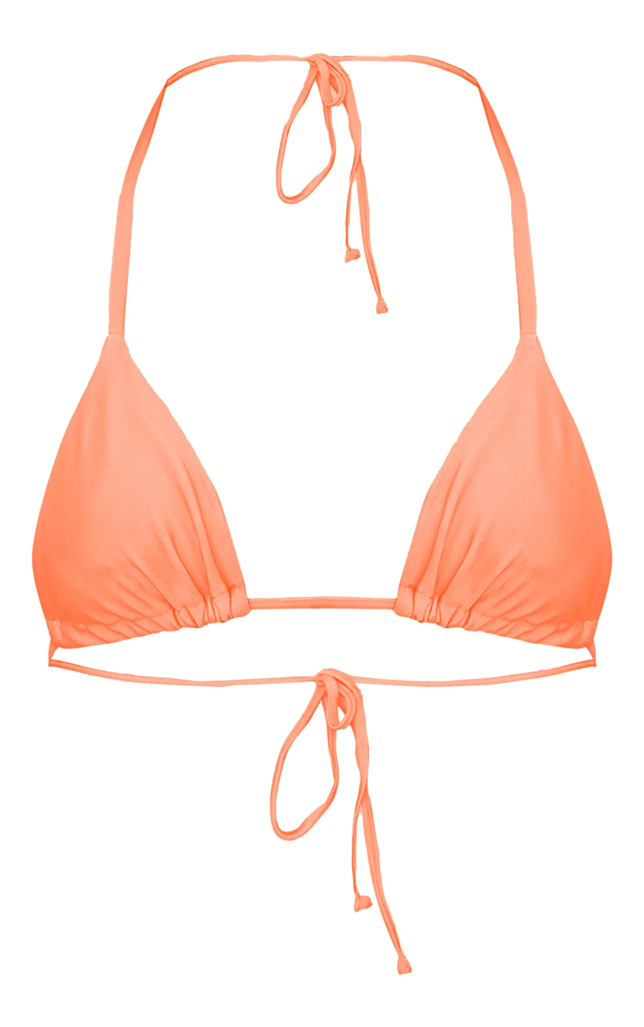 Coral Mix & Match Triangle Bikini Top sold by Pretty Little Thing product image thumbnail 5