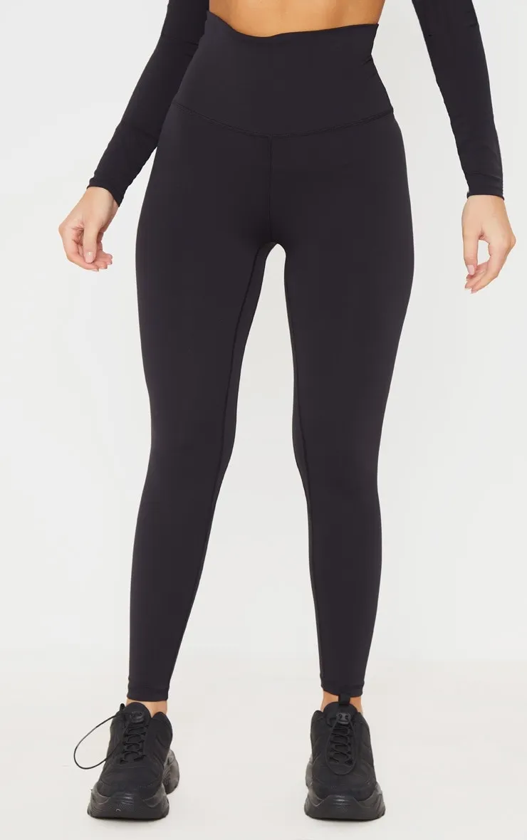 Black Sculpt Super High Waist Gym Legging sold by Pretty Little Thing product image thumbnail 2