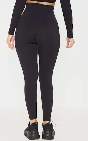 Black Sculpt Super High Waist Gym Legging sold by Pretty Little Thing product image thumbnail 3