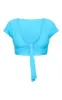 Blue Bow Tie Side Brazilian Bikini Bottom sold by Pretty Little Thing