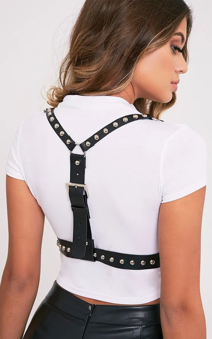 Gratia Black Harness Belt sold by Pretty Little Thing product image thumbnail 4