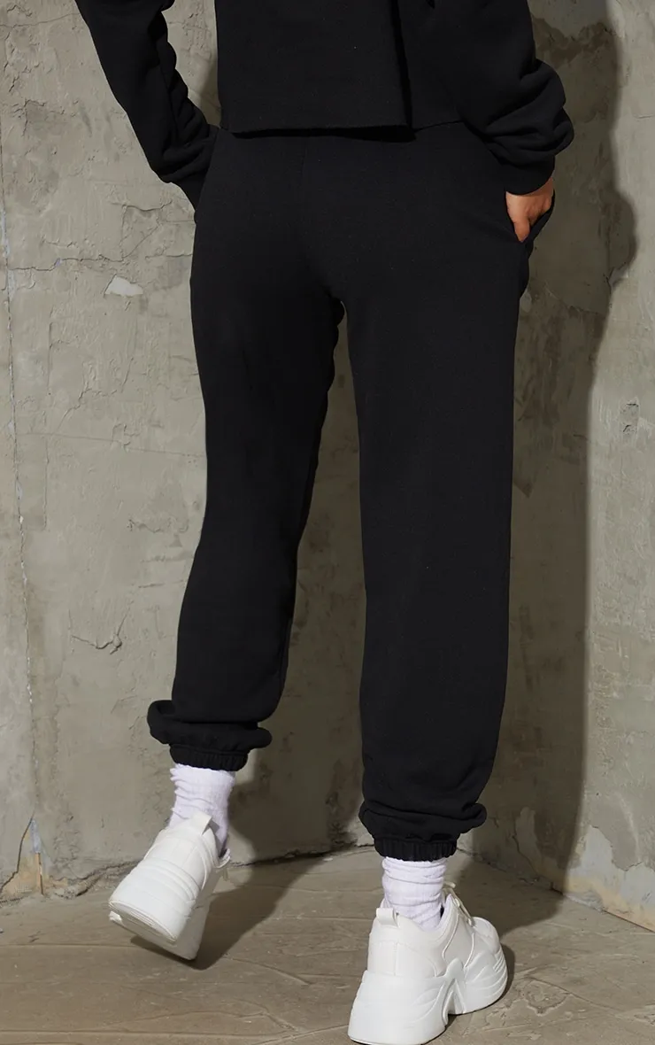 PRETTYLITTLETHING Black Embroidered Slogan Joggers sold by Pretty Little Thing product image thumbnail 3