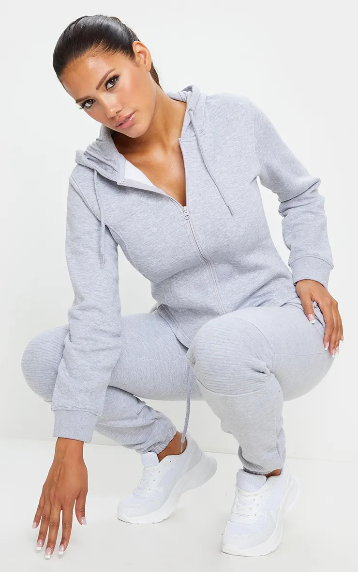 Shape Grey Corset Detail Zip Up Hoodie sold by Pretty Little Thing product image thumbnail 3