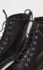 Black Basic PU Biker Boots sold by Pretty Little Thing